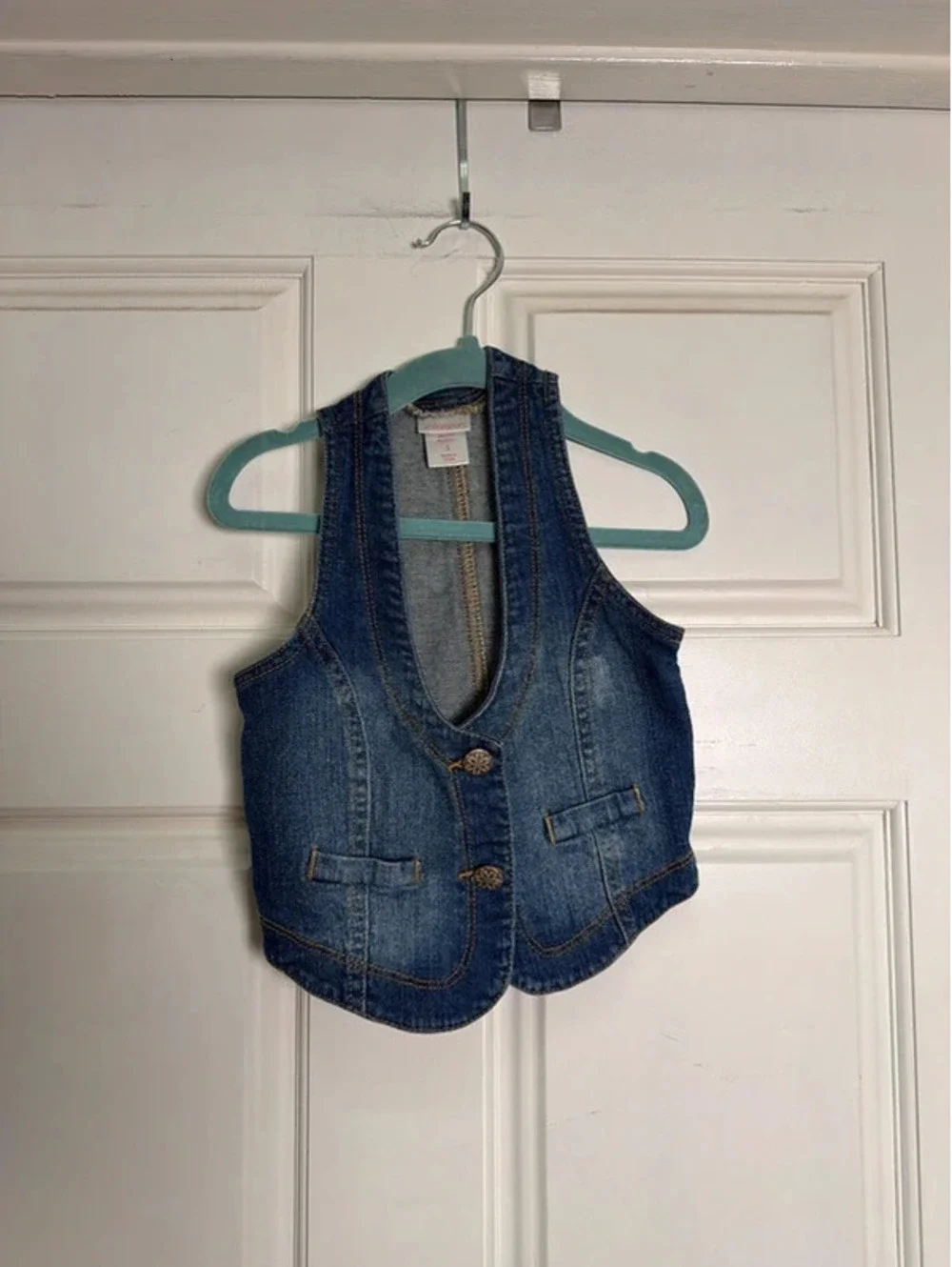 Girls Boho Denim Vest 6